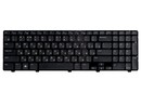 клавиатура для ноутбука Dell Inspiron 15-3521, черная с рамкой, гор. Enter