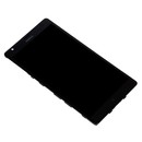 дисплей в сборе с тачскрином и передней панелью (модуль) для Nokia Lumia 1520 черный