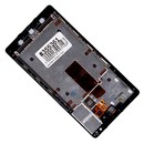 дисплей в сборе с тачскрином и передней панелью (модуль) для Nokia Lumia 1520 черный