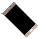 дисплей в сборе с тачскрином (модуль) для Samsung Galaxy A5 (SM-A500F) золотой (2015) AMOLED