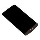 дисплей в сборе с тачскрином и передней панелью для LG G3 D855, черный
