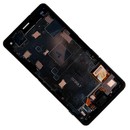 дисплей в сборе с тачскрином и передней панелью для Sony Xperia Z3 Compact (D5803) черный AAA