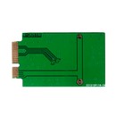 адаптер средний SSD - M.2(NGFF) для Apple MacBook Air 11 13 A1370 A1369, Late 2010 Mid 2011 (зеленый) SSD 6+12pin NFHK N-2011N