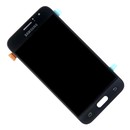 дисплей в сборе с тачскрином (модуль) для Samsung Galaxy J1 (SM-J120F) черный (2016) AMOLED