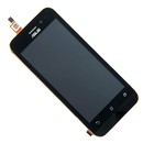 дисплей в сборе с тачскрином и рамкой крепления для ASUS для Zenfone Go ZB452KG (JZH) черный с разбора оригинал